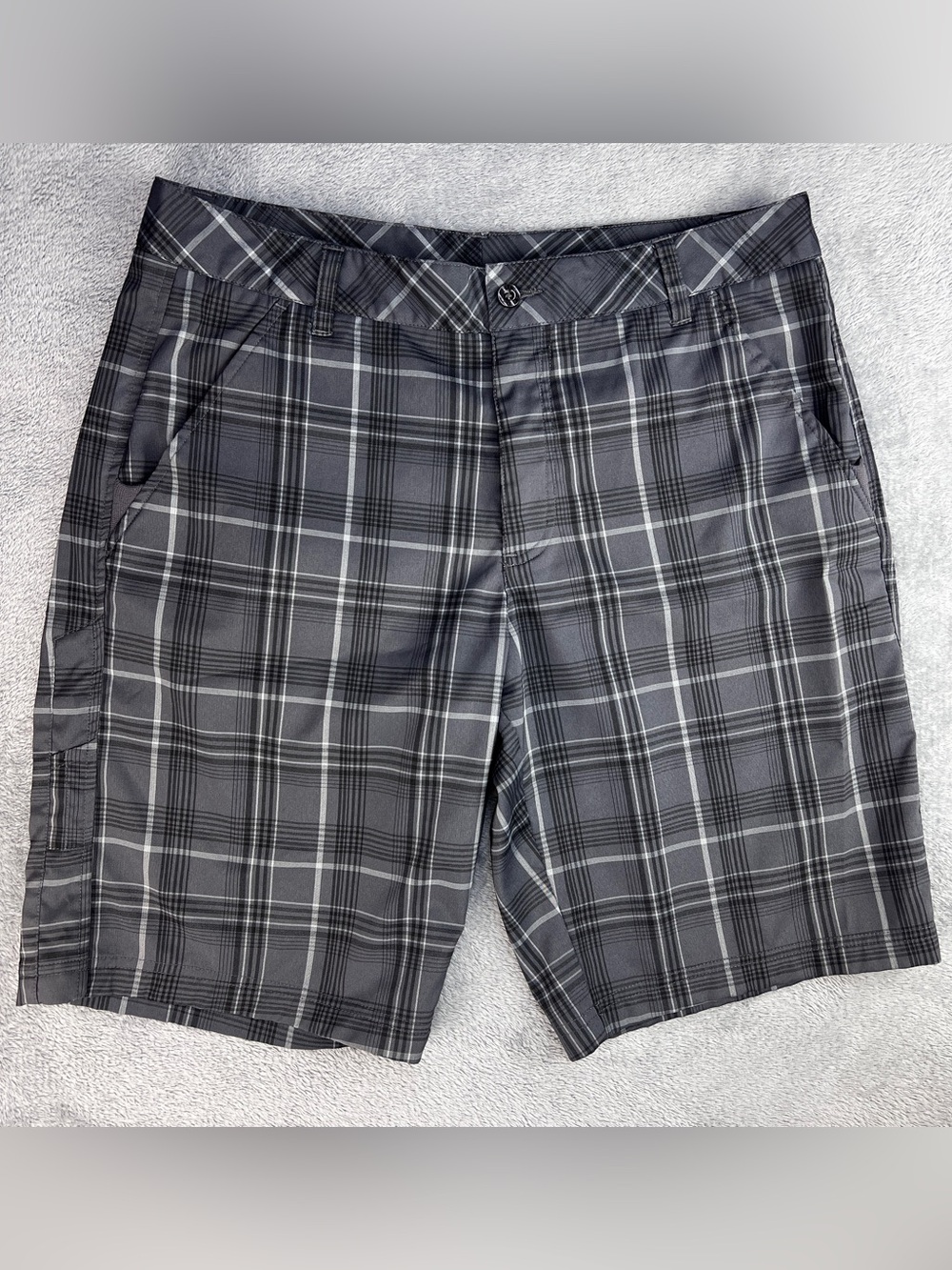 Fila Sport Golf Men's 36 Shorts Plaid Active Performance Outdoor Athleisure